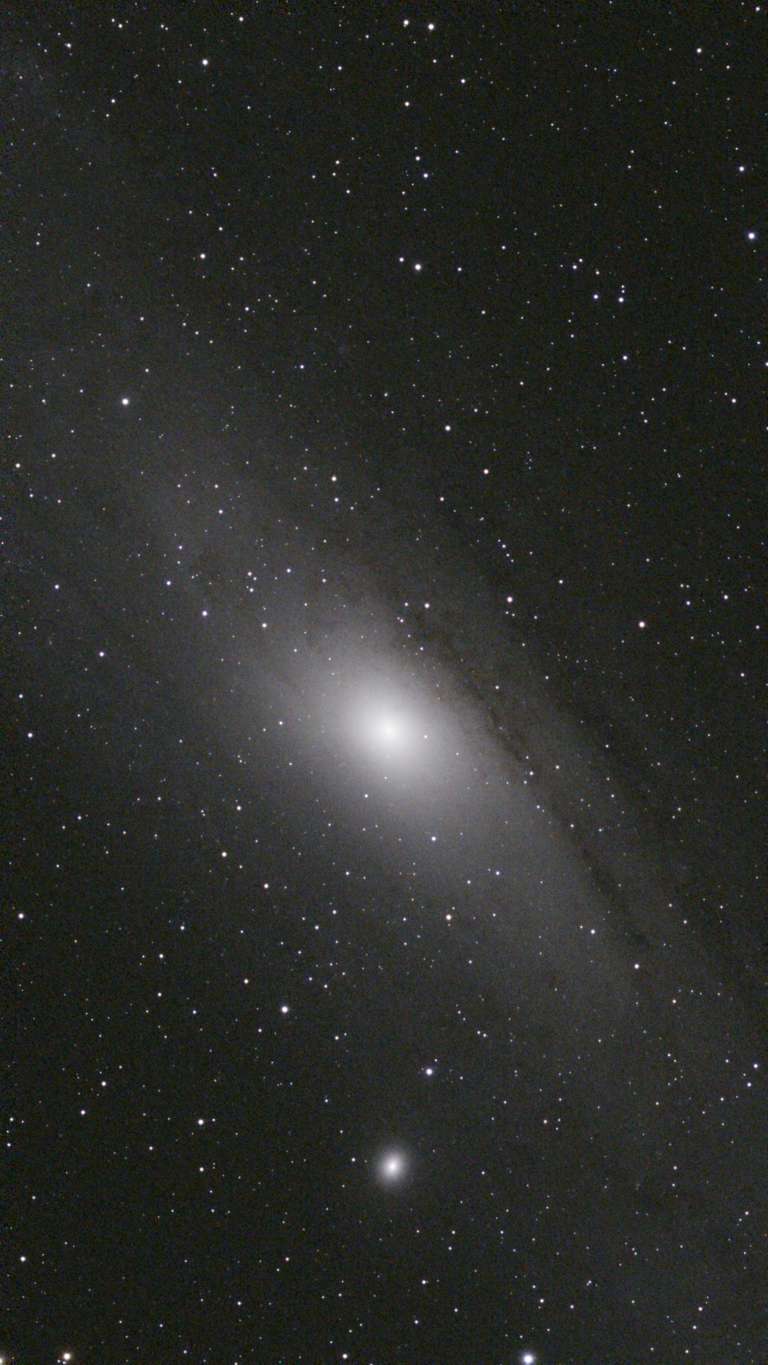 Messier 31 aufgenommen mit Seestar S50