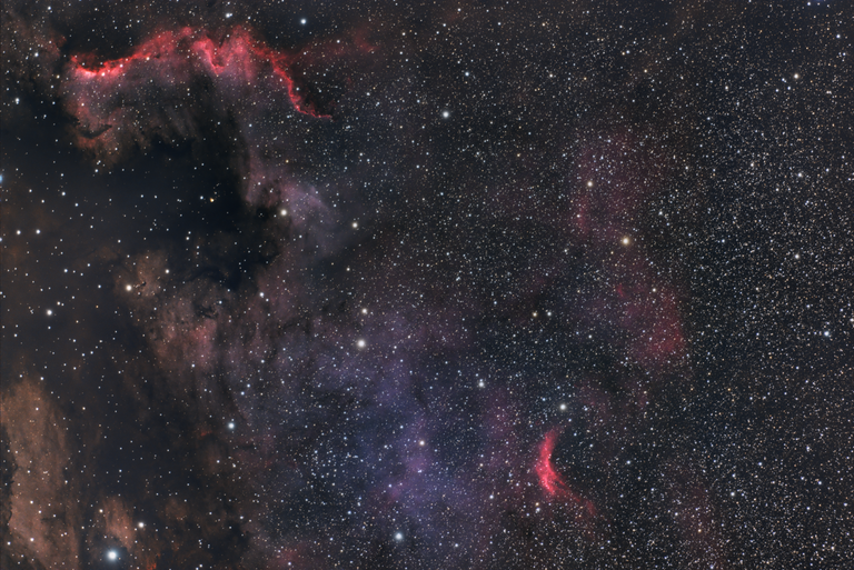 Fertiges Bild von NGC 7000