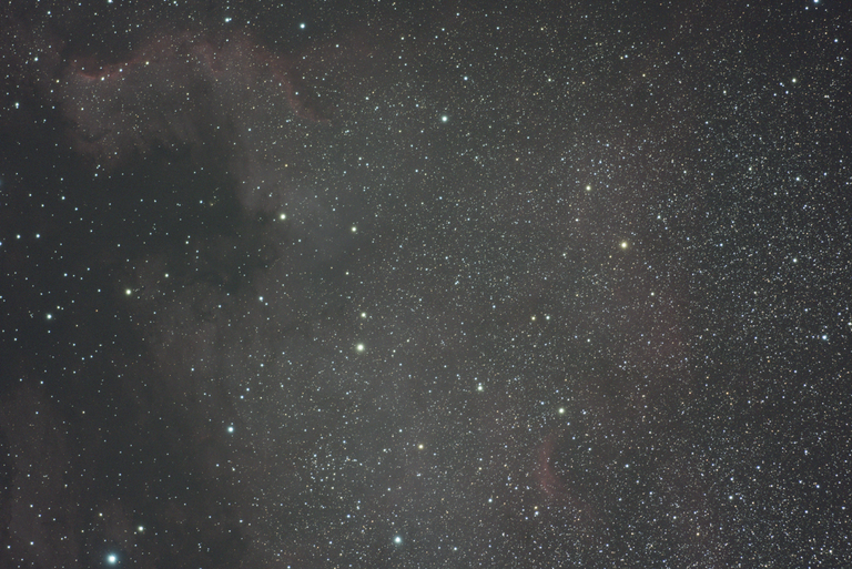 5 minuten Aufnahme von NGC 7000